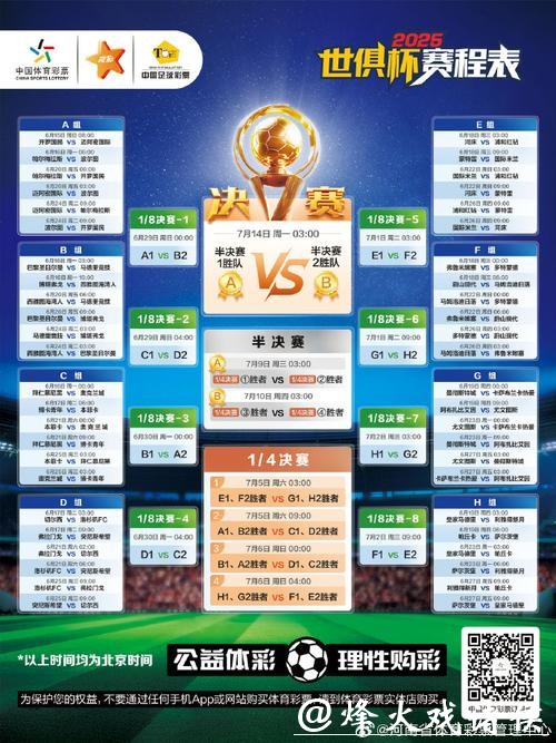 2026世界杯完整赛程公开